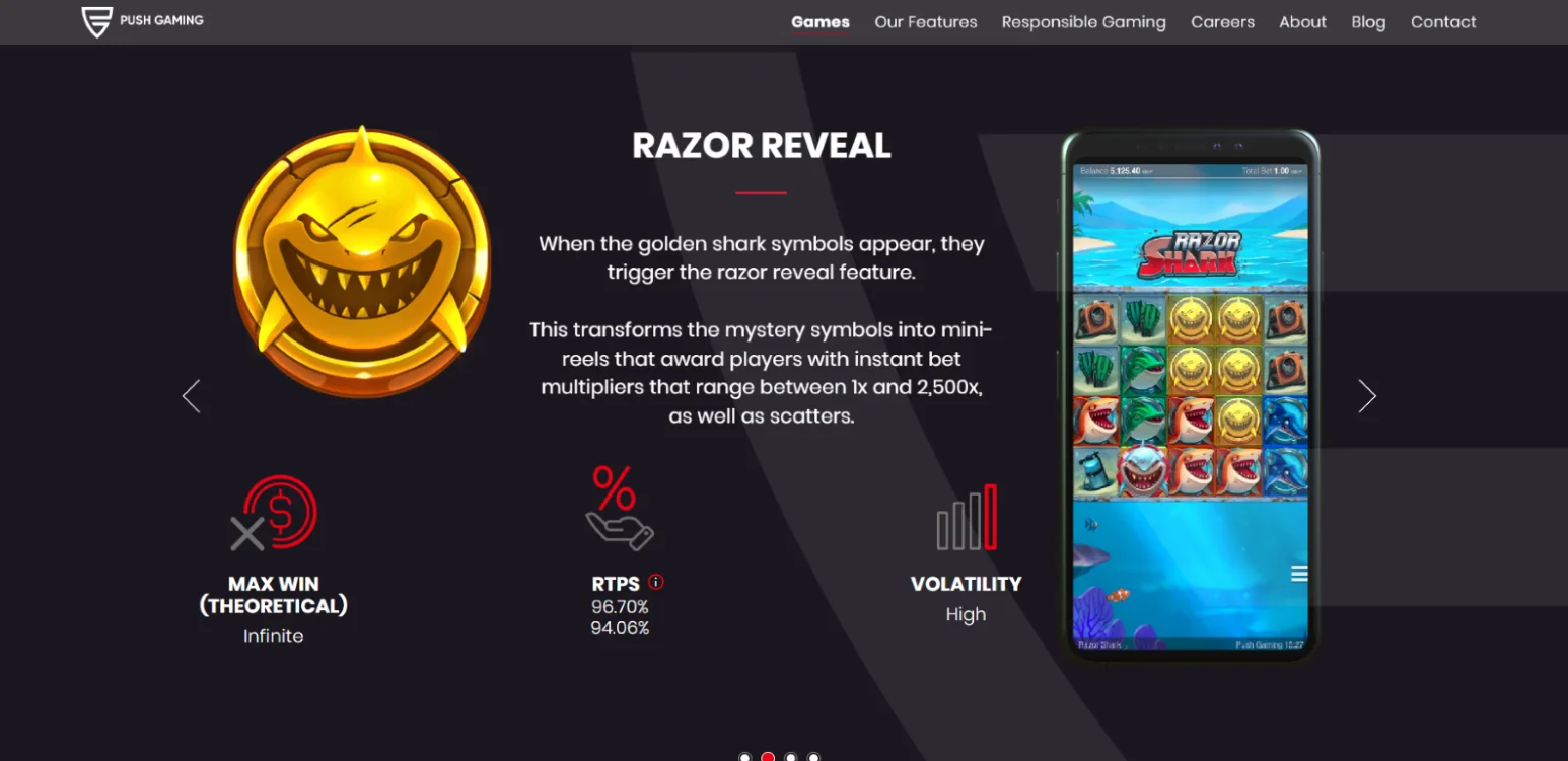 Razor Shark Slot von Push Gaming Razor Shark Push Gaming